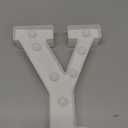 Light Up Letters, Led Letter Lights 26 Alphabet, Decorative Lighted Letter, Battery Powered Led Marquee Letters for Party, Bar, Night Light, Home Decor(Y)