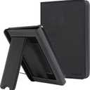 CoBak Case with Stand for 6 Inch Kindle 2024 and 2022 Releases (11th Generation) PU Leather Smart Cover with Auto Sleep/Wake & Hand Strap, Premium Protective Case for Kindle Basic,Black