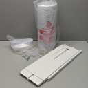 Cestluck Portable AC Window Vent Kit, with 5.9” Exhaust Hose, 5.9" Coupler and Bird Guard, Adjustable Air Conditioner Window Seal Kit Length Range (17” to 63”), Universal Sliding AC Vent Kit