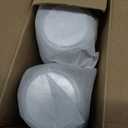 4Pcs 3.19" Push Through Wheel Center Caps Stainless Trailer Hub Cap for Truck SUV RV Wheel Rim (Fit 3.19" Bore 3.62" H Chrome)