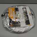 EcoNour Car Windshield Sun Shade  B&W American Flag USA Patriotic Design 240T Polyester Foldable Front Window Shade for SUV & Trucks  UV Ray Blocker  Medium (64x32 Inch) Sun Protector