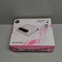 Nail Vacuum Cleaner, Low Noise Nail Dust Collector Adjustable Speed 80W with Reusable Filter, Desktop Nail Vacuum Cleaner, Machine Manicure Pedicure Tool for Acrylic Nail Polishing,Salon & Home(White)