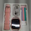 Yiphun 4G Kids Smart Watch with GPS Tracker, Video Call, Texting, and Phone Calls, Smart Watch for Kids with SIM Card, School Mode Alarm Clock SOS Alerts, Watch Gift for Age 4-12 Girls, Pink