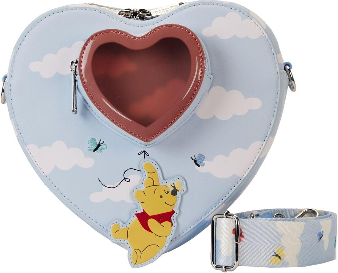 Loungefly Winnie the Pooh Balloons Heart Crossbody Bag Winnie the Pooh Bags