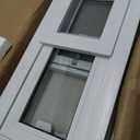 NOOTA Basement Window 32" x 14" Double Tempered Glass, Removable Flange, Vinyl Sliding WindowWhite | Sliding window