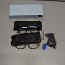 livho High Tech Blue Light Glasses - Advanced 99% Blue Light Blocking Computer Glasses - Anti Eyestrain & UV Glare Protection (*B1 Light Black+clear)