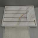 Large Stone Dish Drying Mat for Kitchen Counter,Quick Dry Stone Dishes Mats,Marbled Water Absorbing Diatomaceous Earth Drying Pad for Countertop Bottles Utensils Cups(Yellow White 24"x16"&8"x4")