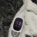 VOLISUN Wearable Heated Throw Blanket Electric Shawl,Heated Wrap Poncho Robes Hoodie for Adult,Birthday for Mom Women Grandma,9 Heating Levels & 1-10 Hours Time Settings,Grey (64*50" Grey)