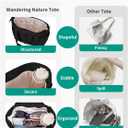 Wandering Nature Work Tote for Women, 40oz Large Bottle Pocket, 15.6" Padded Device Compartment, Commute, Daily Use