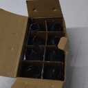 LLQ 8Pcs Mini Lanterns for Centerpiece, Ramadan Decorations, Battery Included, Decorative Candle Lanterns for Indoor, Small Vintage Lantern for Halloween Christmas Wedding Table Decor, Black