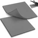 UNIFAMILY 2 Pack Heat Press Mat 15x15IN, Silicone Heat Press Pad, Gray Washable Double-Sided Heat Mat for Heating Press for Vinyl HTV Transfer, T-Shirt Iron, Non-Slip Heat Press Mats