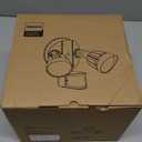 Philips 44W 4200 lm LED Security Light Outdoor w/PIR Motion Sensor, 5000K Daylight Flood Light, Waterproof, Dusk to Dawn, 2 Heads, 4 Modes (Black)