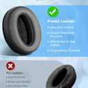 Link Dream Ear Pads Soft Protein Leather Memory Foam Replacement Earpads Ear Cushions for Sennheiser HD 4.50BT/ HD 4.50BTNC/ HD 4.50SE/ HD 4.40BT and More