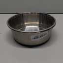 GORILLA GRIP Set of 2 Dog Bowls, Heavy Duty Metal Food and Water Bowl for Feeding Dogs and Cats, Dishwasher Safe, Rust Resistant Stainless Steel, BPA Free Rubber Base, Holds 2 Cups (16 fl oz), Green