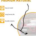 94610602660 Coolant Vent Line Breather Hose Line Fit for Porsche Panamera 2010-2016, Porsche Cayenne 2010-2019, Porsche Macan 2015-2019