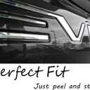 Tailgate Insert Letters Compatible with 2019 2020 2021 2022 2023 2024 3D Abs Plastic Emblems Badges with Strong Adhesive Chrome Silver