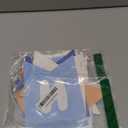 Blue and Orange Birthday Banner, Happy Birthday Banner Blue Party Decorations for Boys Kids 1st Birthdays Decor