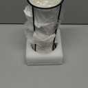 Gomakren Stackable Coffee Mugs Set with Stand, Coffe Cup with Tea Spoon 13 Ounce White Cups for Cappuccino Coffee Drinks Tea, Set of 4, Valentine Gift for Man Women 380ml