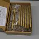 Ravinte 20 Pack 4 inch Gold Cabinet Handles Kitchen Cabinet Handles Brushed Brass Cabinet Pulls 6-3/8" Overall Length