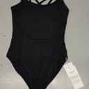 Ballet Leotards for Women, Camisole/Lace Women Dance Leotard for Ballet, Gymnastics (XXS, Black (Crisscross Back))