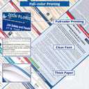 PUNCHMAN 2pcs 2026 Florida State & Federal Workplace Labor Poster - Bilingual English/Spanish 2 Version Guidelines Posting for Workplace, Durable Laminated, Includes 2026 Minimum Wage Info