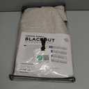 100% Blackout Shield Linen Blackout Curtains for Bedroom 63 Inches Long, Back Tab/Rod Pocket Living Room Drapes, Thermal Insulated Blackout Curtains 2 Panels Set, 50" W x 63" L, Oatmeal