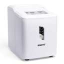 Igloo Portable Ice Maker with Scoop - Countertop Ice Maker with LED Control Panel & 1.5 Qt Water Tank - Ice Maker Produces 26 Lbs. of Ice in 24 Hours with 9 Large or Small Cubes in 7 Minutes- White