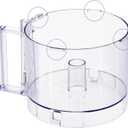 4 Locking Tabs DLC117BGTXT1 Food Processor Work Bowl Cover 7Cup Compatible with Cuisinart DLC10 Series, Fits Work Bowl FP631AGTXT1 Top with 4 Tabs