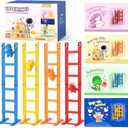 Feltom 28 Pack Valentine Gifts for Kids, Valentine Flip Ladder Toys with Cards for Kids Classroom Exchange, Fun Tumbling Man Stair Toys with 28 Valentine Cards & Stickers, School Party Favors