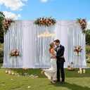 Sliver Sequin Backdrop Curtain Panels 20x10ft for Party,Rich Sliver Smooth Non Shedding Glitter Drapes,Shimmer Stretch Backdrop for Weddings Birthdays Parties Photography,4 Panels(5x10FT Each)