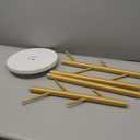 Marble Mug Holder Tree with 8 Hooks, Stainless Steel Coffee Cup Holder, Non-Slip Silicone Pads, Heavy Duty Marble Base, Countertop Organizer for Kitchen & Cafe, Gold