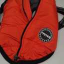 Dog Winter Coat, Warm Jacket Paded Fleece Pet Vest with Built in Harness, Windproof Reflective Cozy Adjustable Snow Pet Coat Clothes with Zipper for Small Dogs (Red, Small)