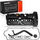 A-Premium Engine Valve Cover Compatible with BMW 125i, 128i, 130i, 323i, 325i, 328i, 525i, 528i, 530i, X1, X3, X5, Z4, Replace# 11127552281 (Standard Type with PCV Hose)