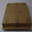 C-Shaped Side Table for Couch - Small Coffee Stand Sofa Tray Desk with Metal Frame and Waterproof Scratch Resistant, Modern End Accent for Living Room, Bedroom, Small Spaces, Rustic Brown (11.8" Width 1-Pack)