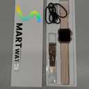 Smart Watch for Women Men Fitness: Smart Watch for iPhone & Android Bluetooth Call with SpO2 Sleep Heart Rate Monitor,IP68,Fitness Tracker with 120+Sport,Reloj Inteligente 30 Day+ Battery Life, 2 Bands (Gold-Pink)