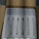 12 Pack 6 Inch 5CCT LED Recessed Light, Slim Canless Recessed Lighting, Dimmable, Damp Rated, 2700K-5000K Selectable, Wafer Ceiling Downlight with Junction Box, 1200LM, 12W 120V, ETL&FCC