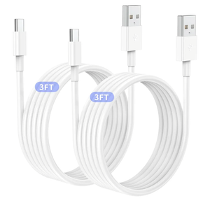 2Pack 3ft Car Carplay Cable for Apple iPhone 17 Pro Max/17 Air/16 Pro/15 Plus/15, USB A to USB C Carplay Charger Cord, iPad Pro 12.9/11,10th, Air 5th/ 4th,iPad mini 6th Gen Car Charging Cable 3 Feet