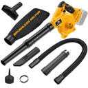 Benpal Cordless Leaf Blower for Dewalt 20V Max Battery,Electric Jobsite Air Blower with Brushless Motor,6 Variable Speed Up to 180MPH,2-in-1 Handle Electric Blower and Vacuum Cleaner(Battery Not Included)