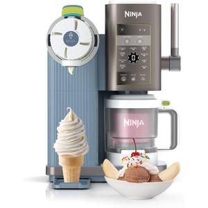 Ninja Creami Scoop & Swirl 13-in-1 Ice Cream and Soft Serve Maker, NC701ND | Ninja Creami Scoop and Swirl turns almost anything into ice cream and soft serve at a button touch, scooped or swirled.