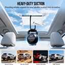 Starlink Mini Suction Cup Mount, Strong Grip Anti-Shake Vibration-Proof, 3s No-Tool Install, Scratch-Resistant, Stable Satellite Signal, Fits Car Sunroof/Window/RV/Boat/Road Trips, 4 Replaceable Cups