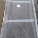 KPUY Frameless Shower Door, 49-54" W x 76" H Sliding Glass Shower Door, 1/4" (6mm) Thick Tempered Clear Glass with Explosion-Proof Film Nano Coating, Stainless Steel Hardware, Matte Black