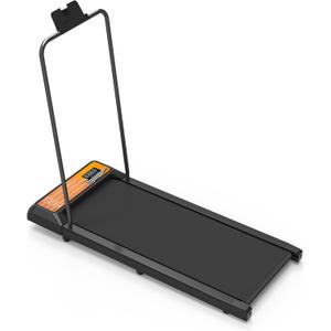 Compact Treadmill with Safety Handrail, Walking Exercise Machine, 1.0-5.0 MPH Speed Range, for Home Fitness