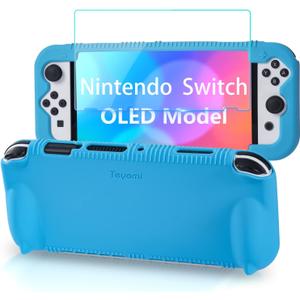 Silicone Switch OLED Case All Color (Blue)