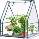 Mini Greenhouse for Indoor Outdoor: Ohuhu Portable Green House with Waterproof Pad for Small Plants Nursery Germination, 36"x36"x42" Light Duty Cover Tent Humidity Dome Seedling Accessory