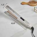 Remington Shine Therapy 1 inch Hair Straightener Iron, Flat Iron Infused with Argan Oil & Keratin, Professional Ceramic Flat Iron for Less Frizz, Shines and Smooth, Styling Tools, Champagne