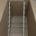Clip Strip Chip Rack Display Stand, Snack Rack, Metal, 2 Rows, 30 Clips, Off-White, Organize Snacks in Retail Stores and Household, Product Merchandising