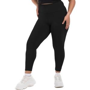 SINOPHANT Plus Size Leggings for Women, High Waisted Tummy Control Buttery Super Soft Black Yoga Pants for Workout Running (XX-Large)