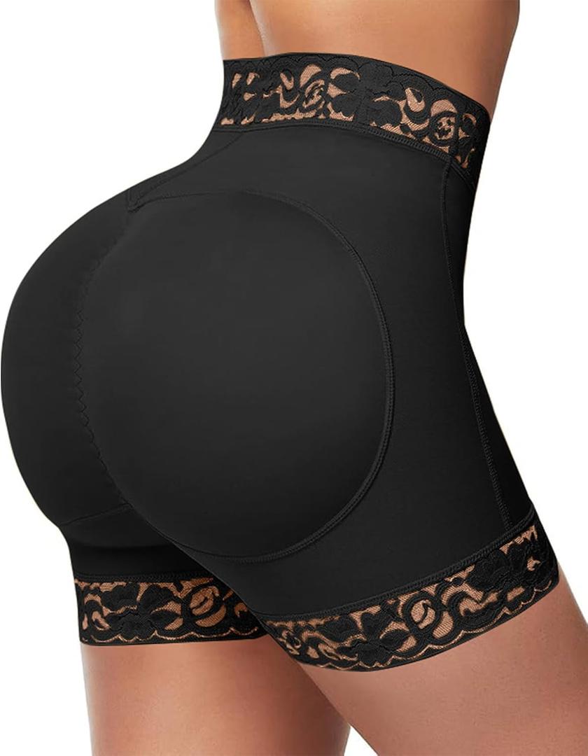 Lover-Beauty Butt Lifter Panties Faja Shorts Hip Enhancer Tummy Control Butt Lifting Shapewear (Small)