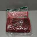 Kitinjoy Indoor Outdoor Door Mat, 32x20 Non-Slip Absorbent Dirt Trapper, Low-Profile Washable Inside Entrance Front Floor Mat, Sturdy Soft Entry Doormats for Entryway, Burgundy