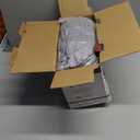 Homemate Heated Blanket Electric Throw - 50"x60" Heating Blanket Throw 1/2/4/6/8 Hours Auto-Off 10 Heat Levels Over-Heat Protection Soft Flannel Sherpa Heater ETL Certification (01 - Light Grey (Striped))